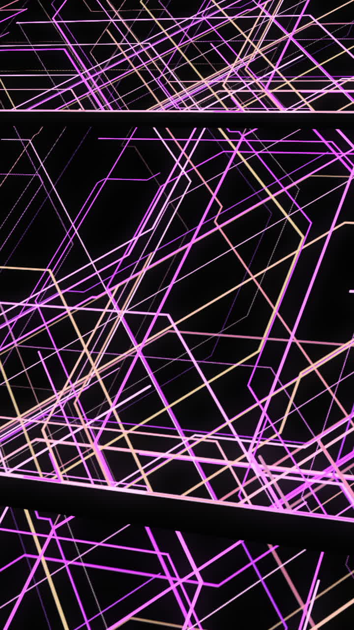 Abstract Glowing Lines