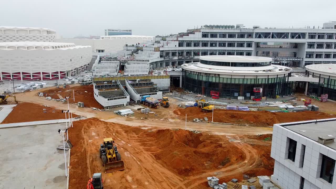 sitio de construcción del hotel del centro olímpico de weihai