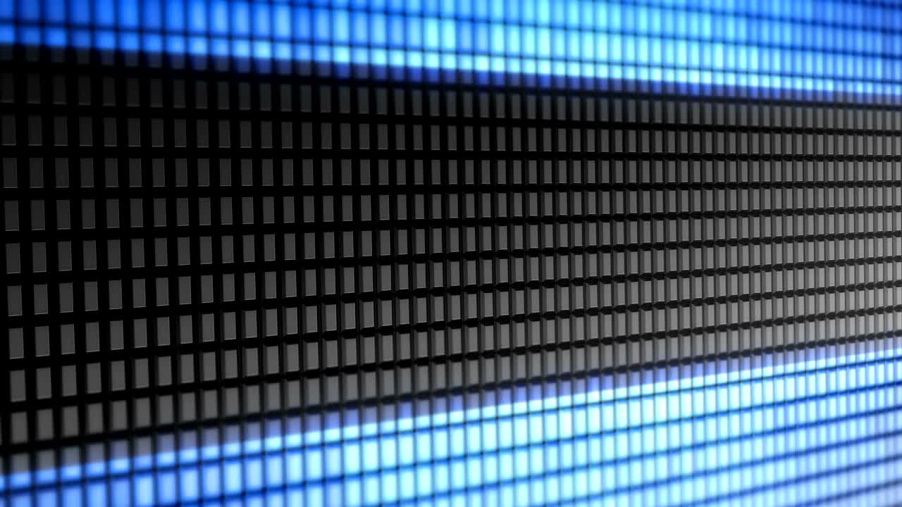 "2018" en la pantalla. resolución de 4k. en bucle.