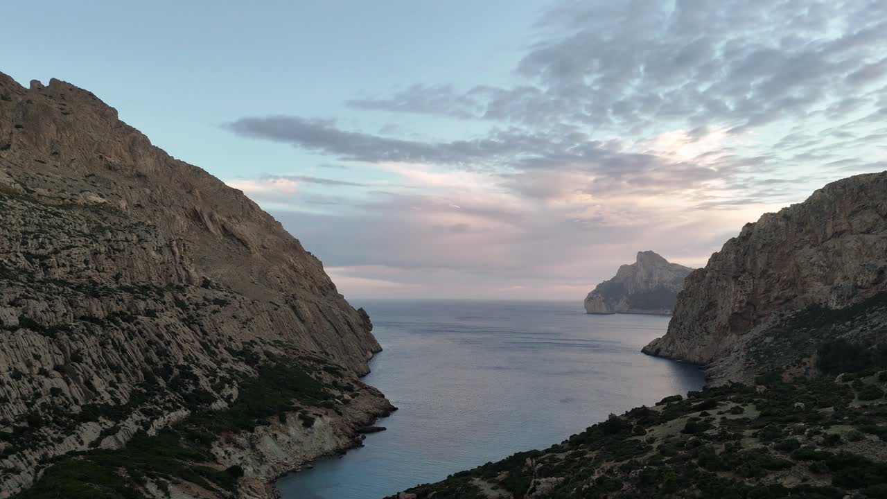 Cala Boquer beach in Majorca island spain