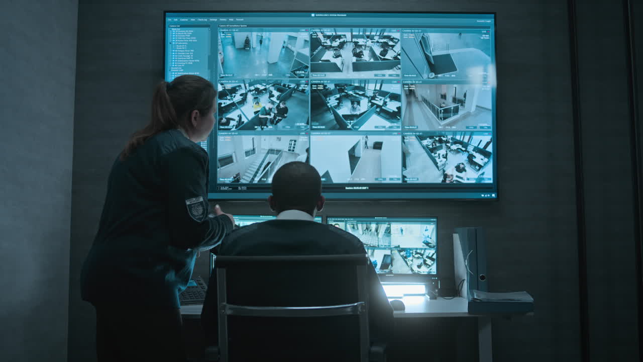 sala de vigilancia de seguridad