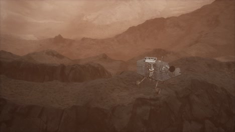 oportunidad de marte explorando la superficie del planeta rojo