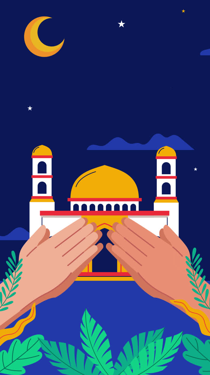 Muslim Prayer at Night