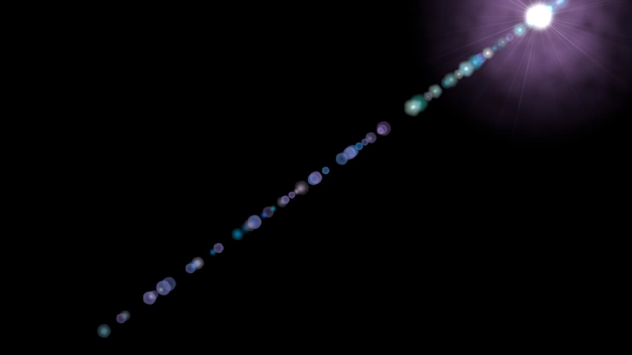 모든 방향으로 렌즈 플레어 트랜지션