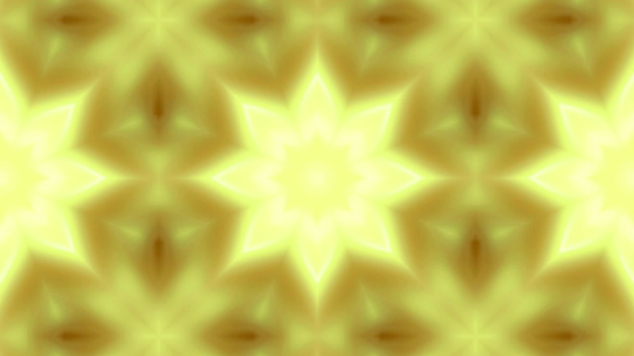 Looped Abstract ornate decorative background. Hypnotic kaleidoscope.