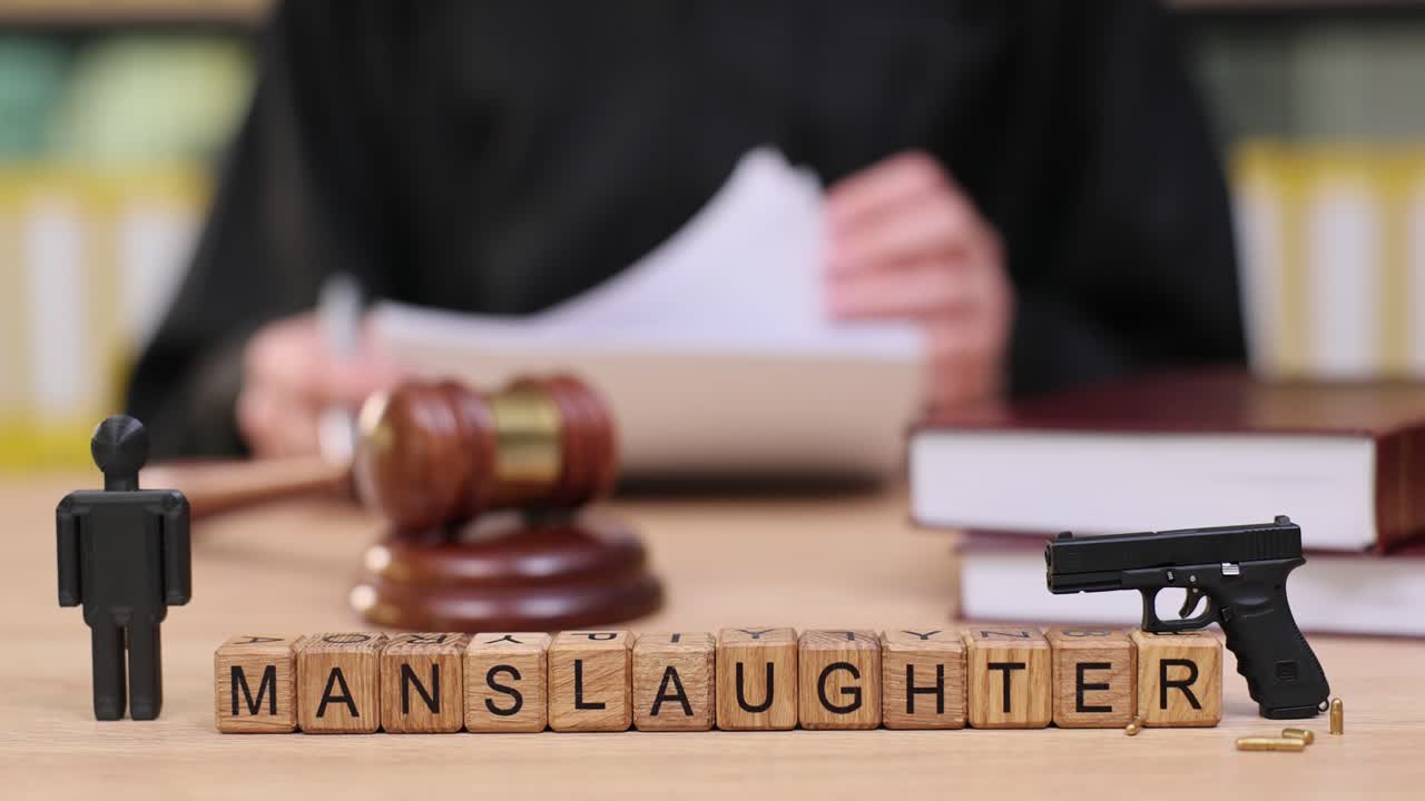 Manslaughter Legal Concept
