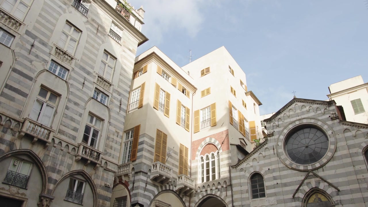 Edifici storici e architettura ecclesiastica a Genova, Italia