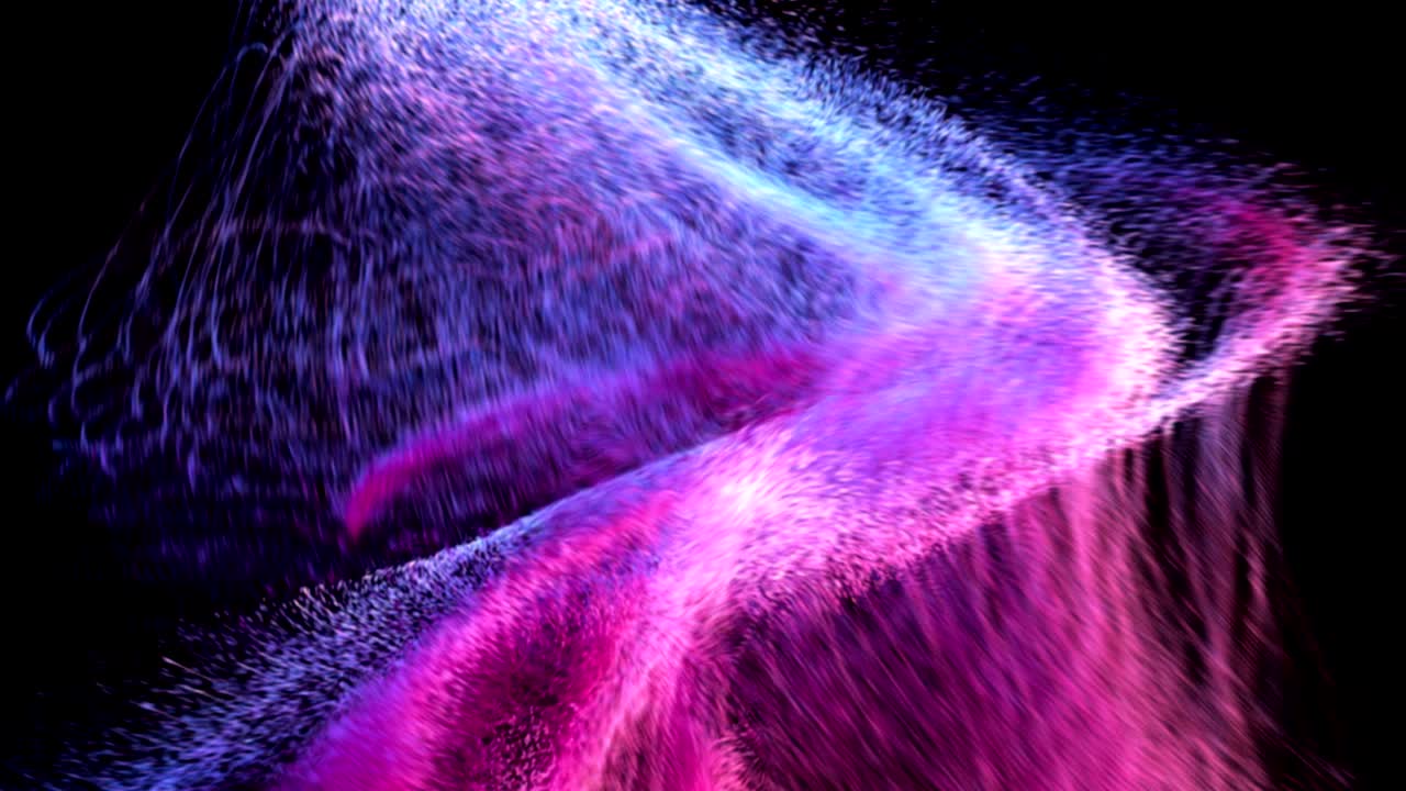 hermosas partículas en 4k. bucle sin costuras.