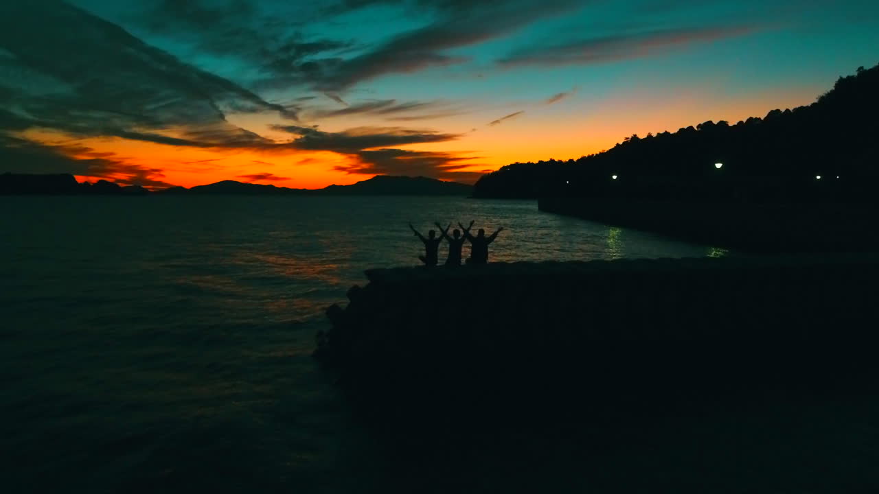 히로시마에서 dji phantom4pro로 촬영한 시네마틱 일본의 풍경