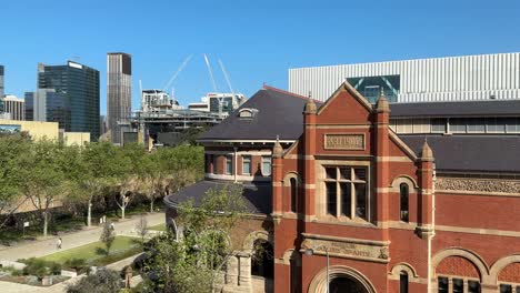 wa museum boola bardip perth west australia beaufort entrance right city skyline