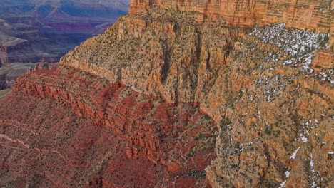 Escénico-Gran-Cañón-Tallado-Y-Empinado-En-Arizona,-EE.UU.