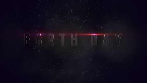 día de la tierra con nubes oscuras y estrellas archivadas en galaxia.