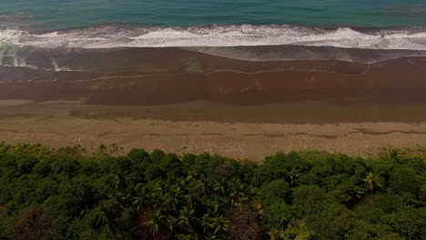 beautiful aerial over the coast and beaches of costa rica 2