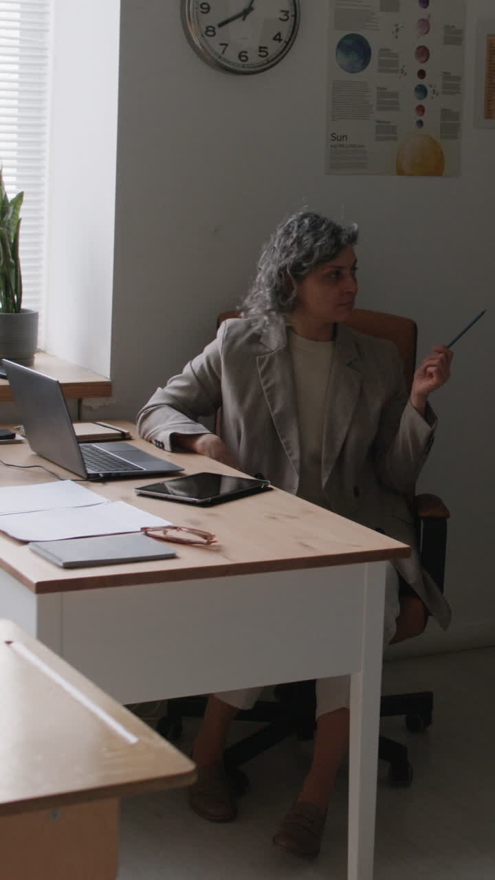 Business woman working from home