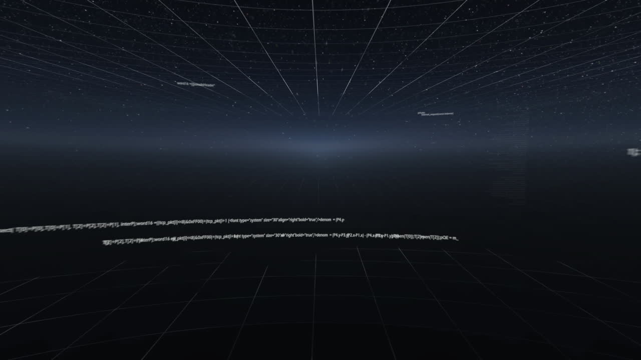 códigos de computadora que se mueven contra la pantalla negra