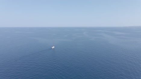 far away sailboat on the mediterranean, italy in 4k format: mp4 | 4k 50p | 8-bit | d-cinelike | ungraded