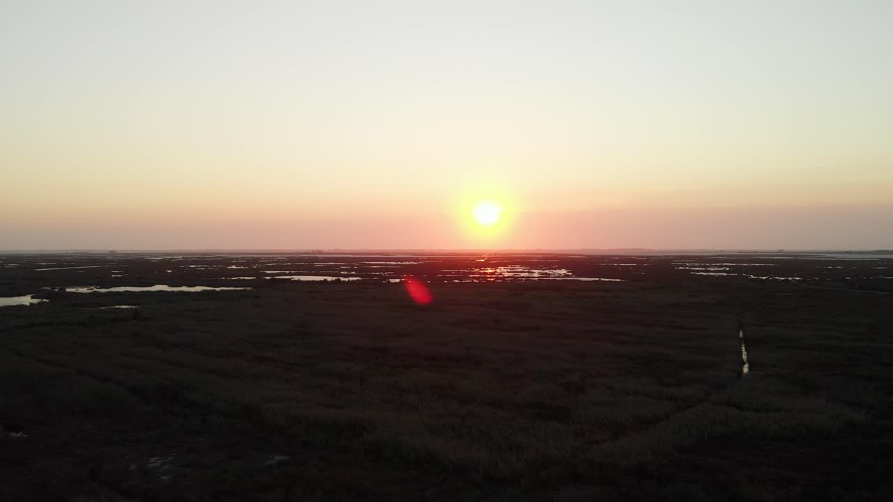 포르투갈 시골의 일몰