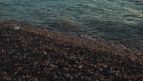 pebble beach at sunset/sunrise