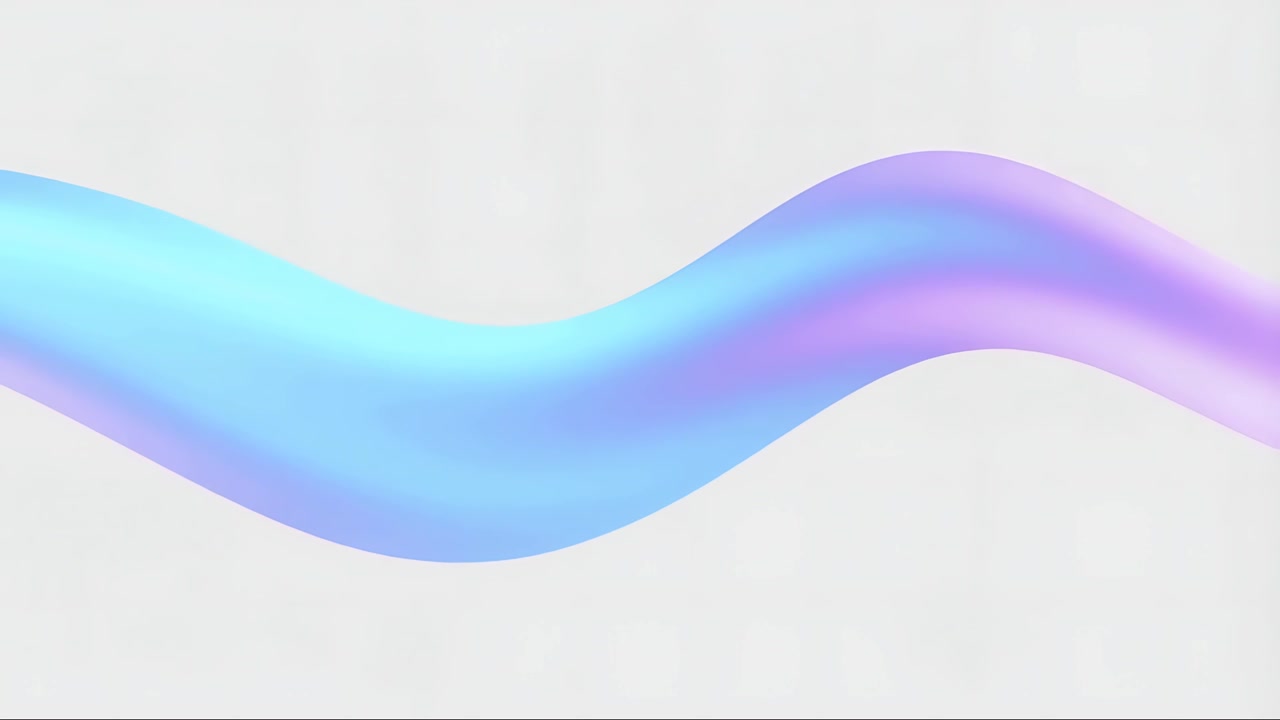 Sfondo Minimalista Astratto con Onde in Movimento 4K