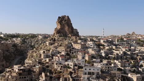 ortahisar in cappadocia region, anatolia, turkey, asia
