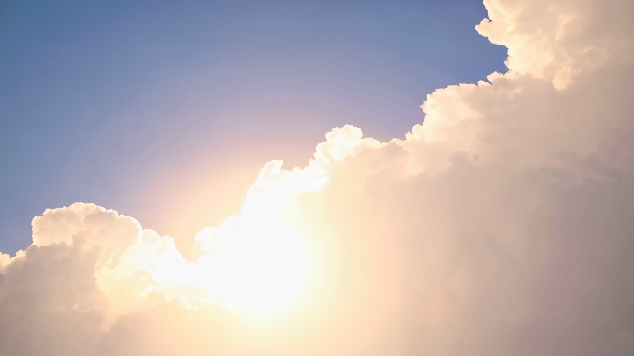 극적인 구름 풍경