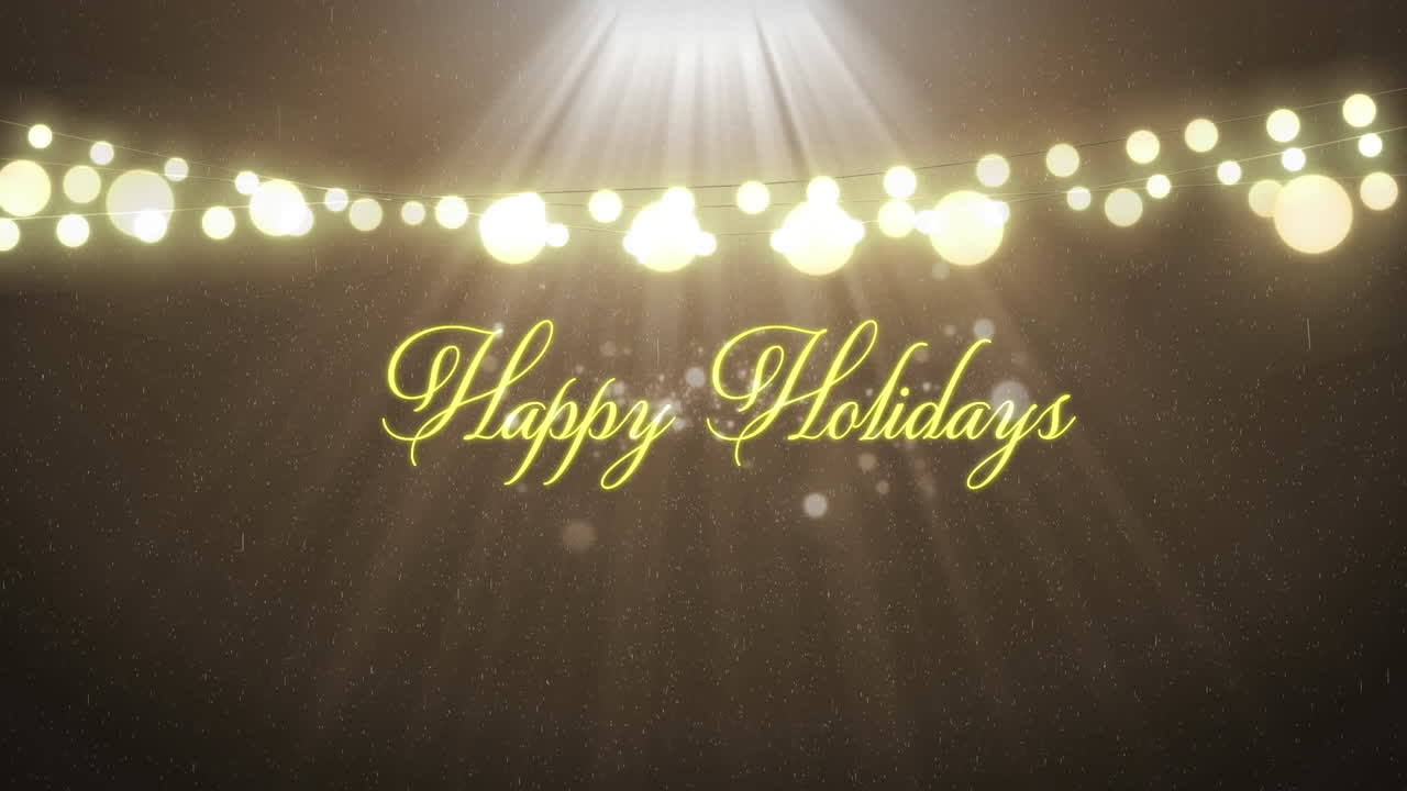 크리스마스 축하 문자 애니메이션 크리스마스 요정 조명