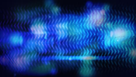 animation of moving refracted glowing blue lights