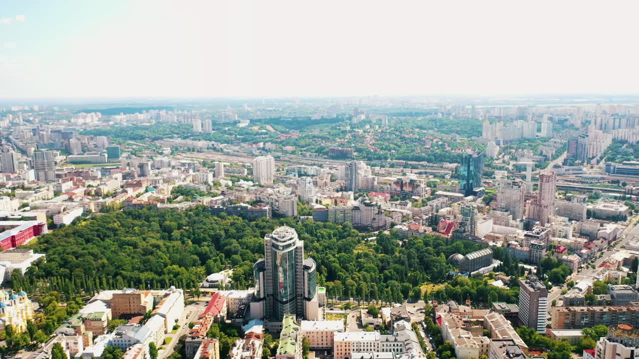 vista aérea del paisaje urbano