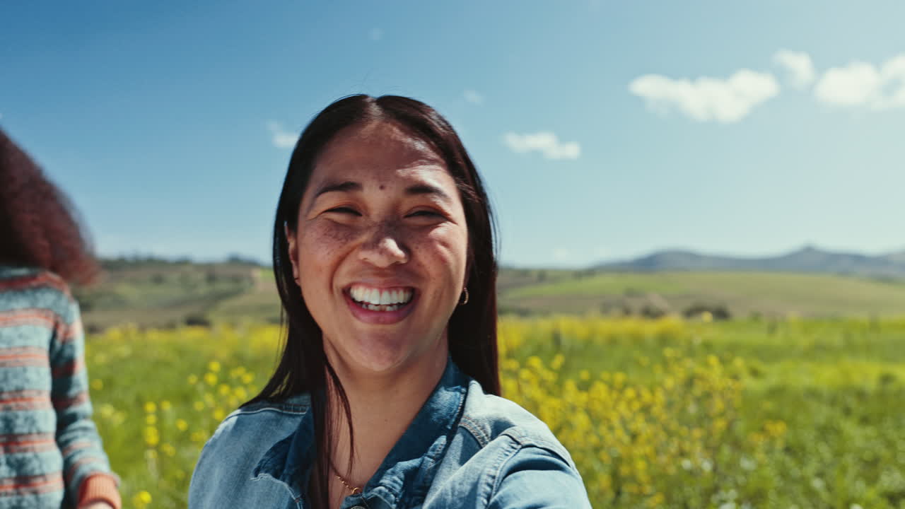 셀피, 친구들과 평화의 표지판