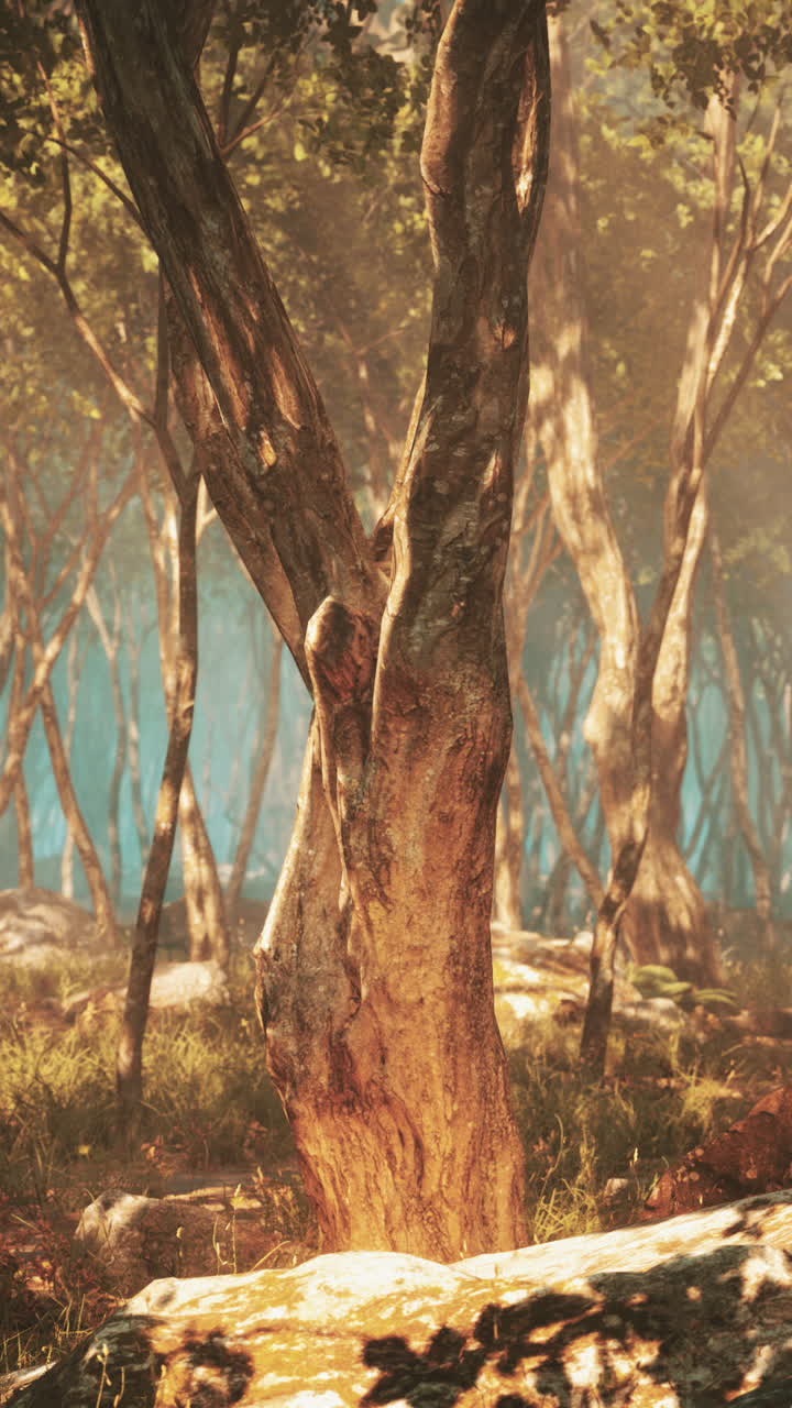 hermoso paisaje forestal