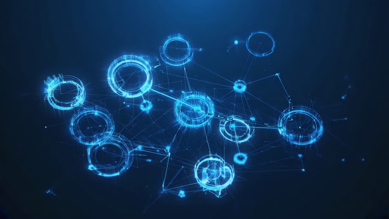 Red de tecnología abstracta