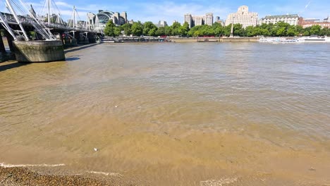 view of river thames and surrounding area