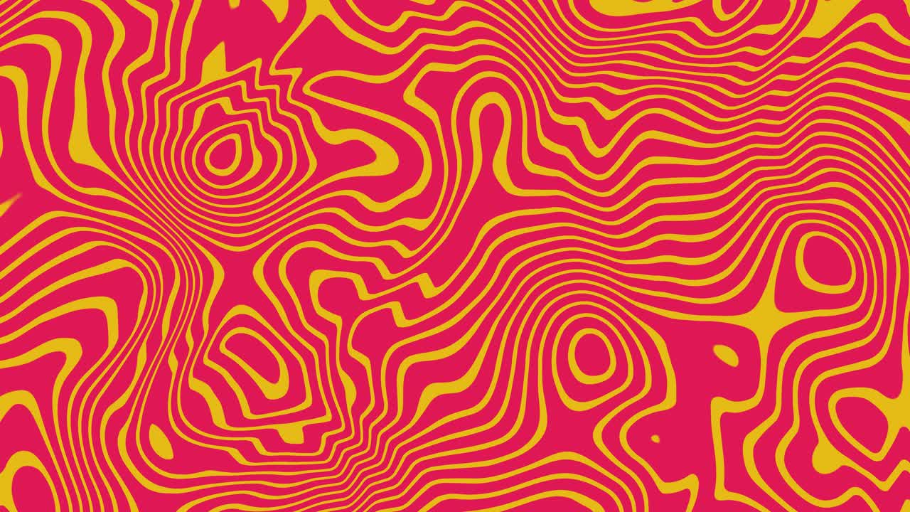 Curved Seamless Abstract Loop Background