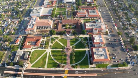 drone long beach city college campus 4k 30fps