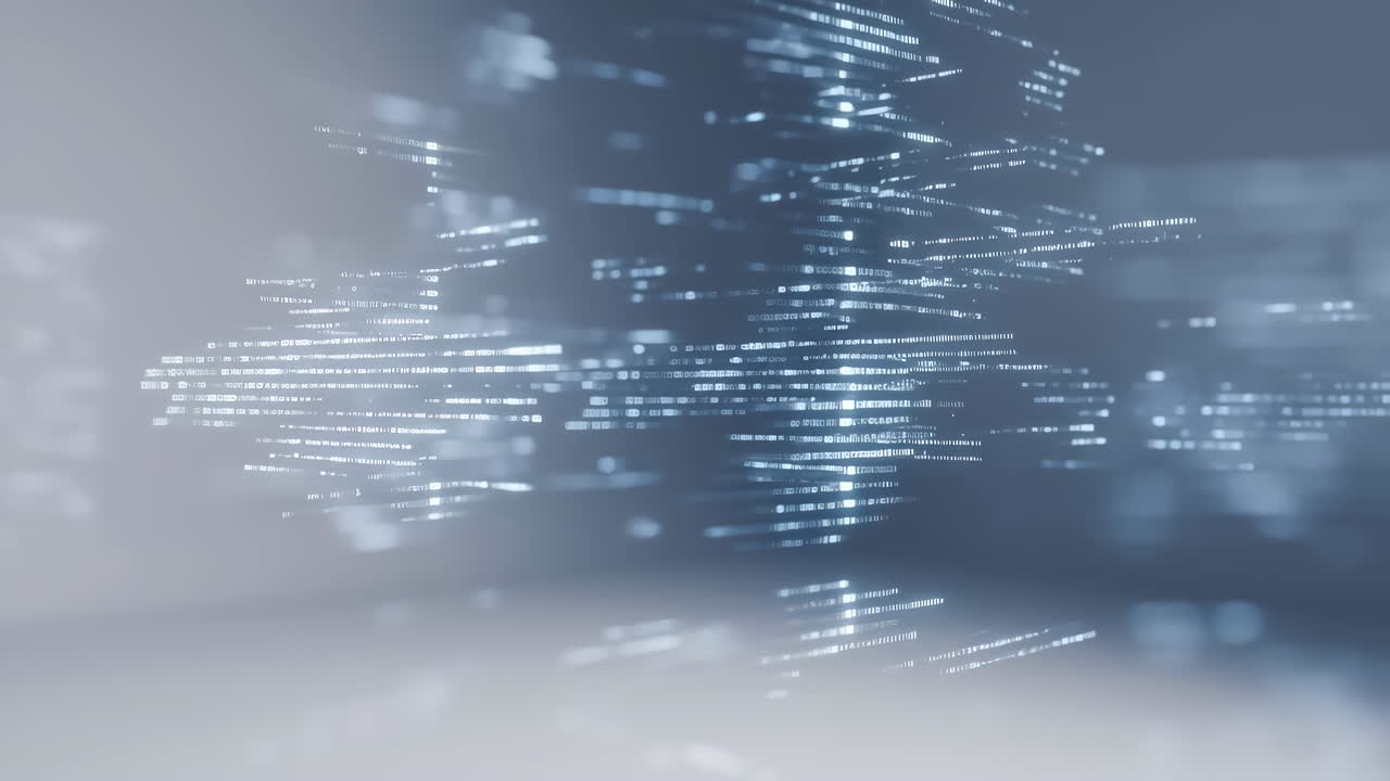 Abstract Digital Data Flow Background