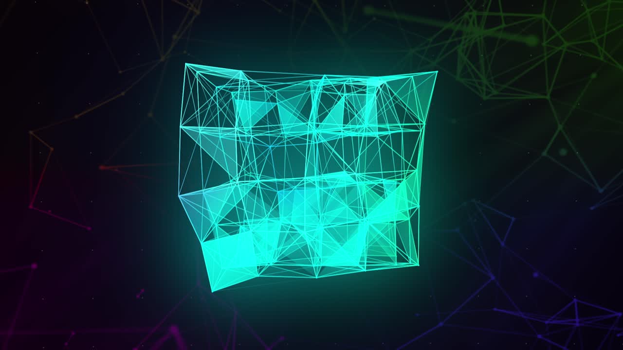 추상적인 낮은 폴리 3d 기하학적 배경