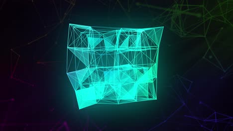 abstracto bajo poli fondo geométrico 3d