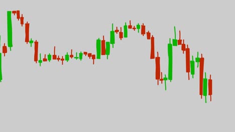 stock market chart, beautiful 3d animation of japanese candlestick graph in timelapse. seamless looping ultra hd 4k 3840x2160