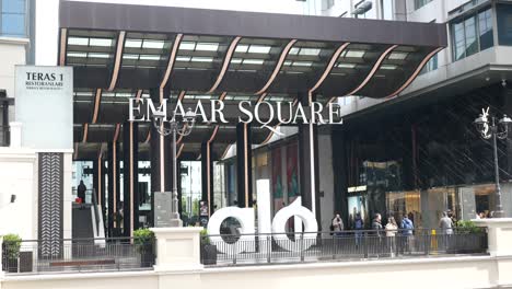 exterior view of emirates square shopping mall