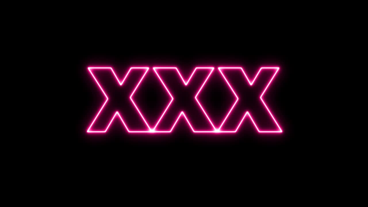 signo de neón xxx