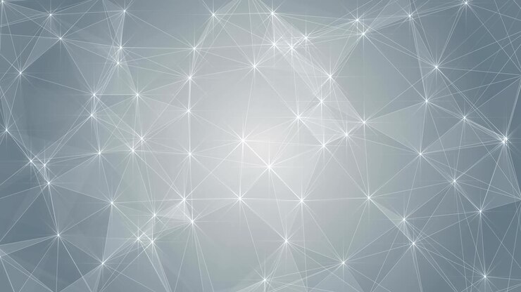 Plexus abstract network white technology science background loop