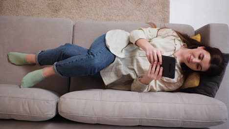 young girl at home