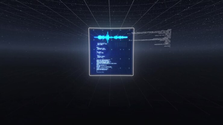 Animation of scope scanning, statistics recording and data processing on screens