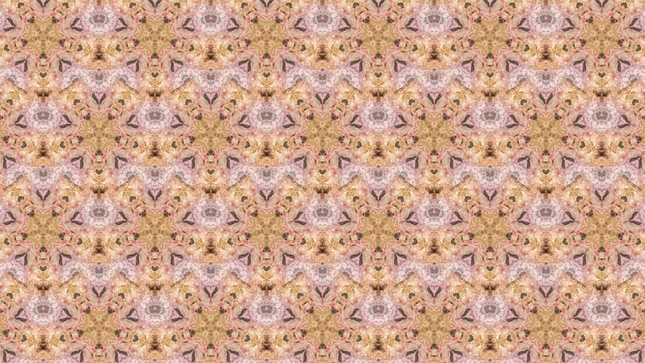 Virtual kaleidoscope sequence infinity or seamless loop patterns.