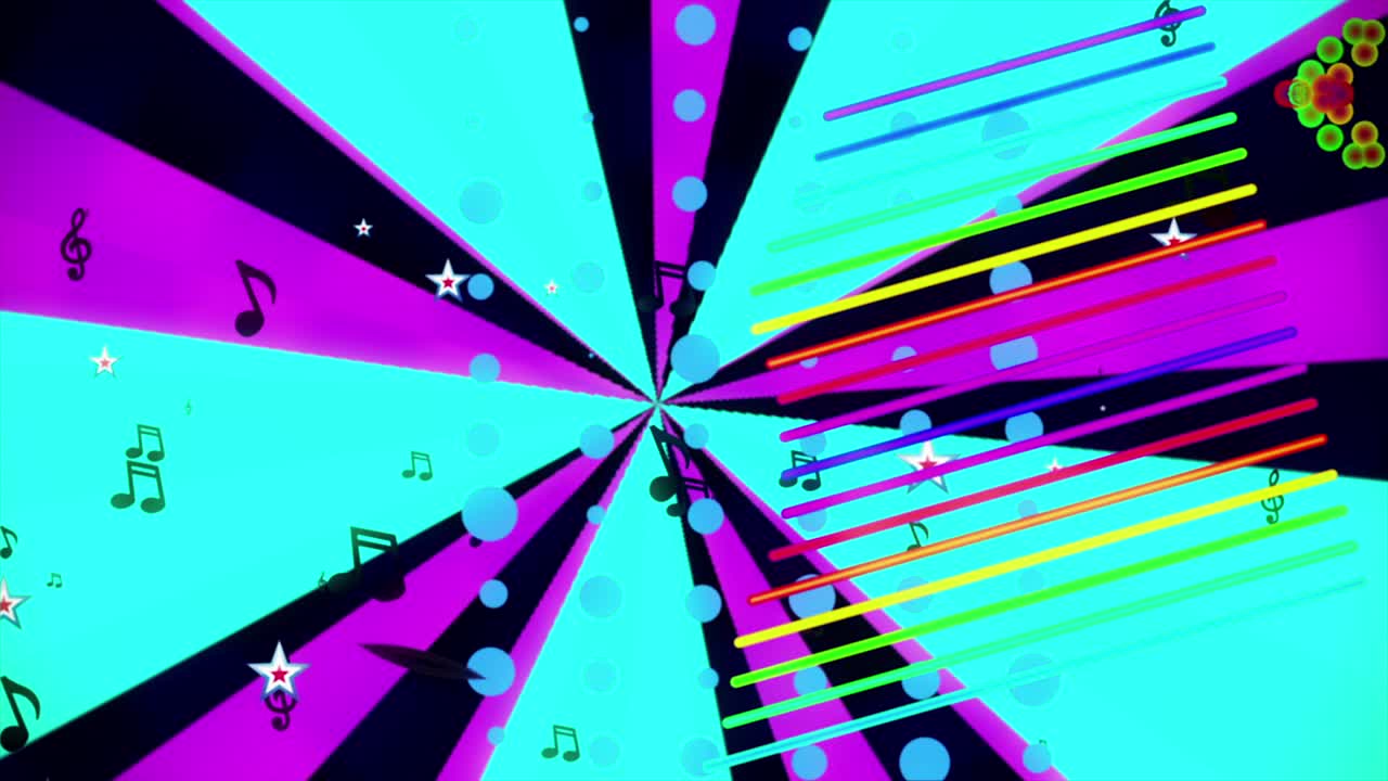 spettro musicale vintage vj loop