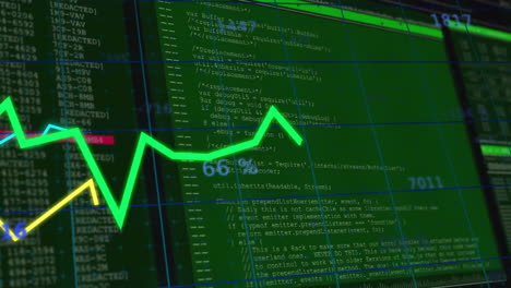 Animación-Del-Procesamiento-De-Datos-Financieros-En-Pantalla