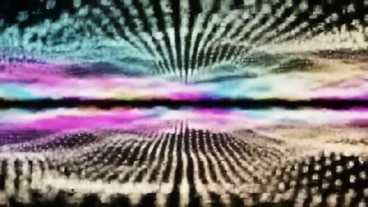 A Mesmerizing Display of Colorful Waves and Patterns Flowing in a Digital Realm, Capturing the Essence of Vibrant Energy and Rhythm