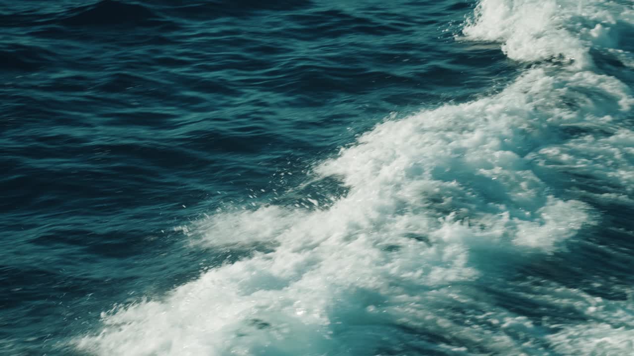 Bow Wave of a Ship at Sea