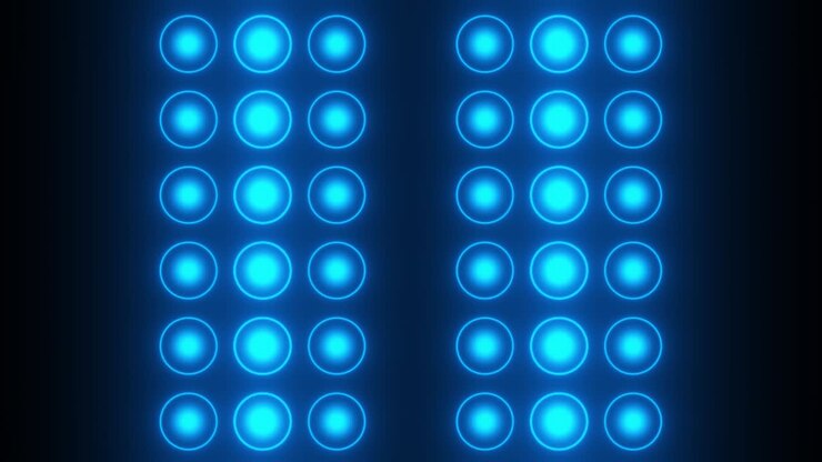 Blue Light Stage Lighting