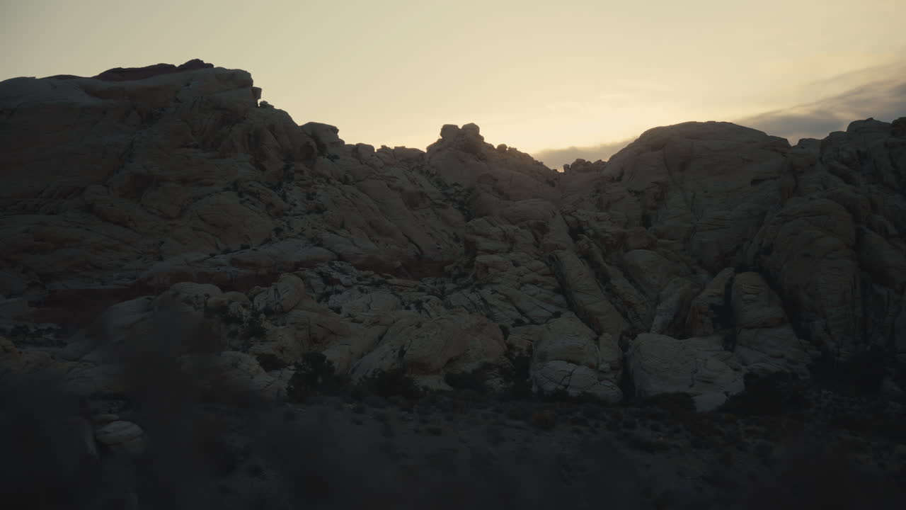 Sunset over a Rocky Mountain Landscape